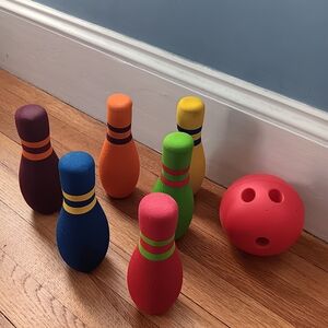Colorful Toddler Bowling Set